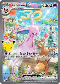 Espeon ex card