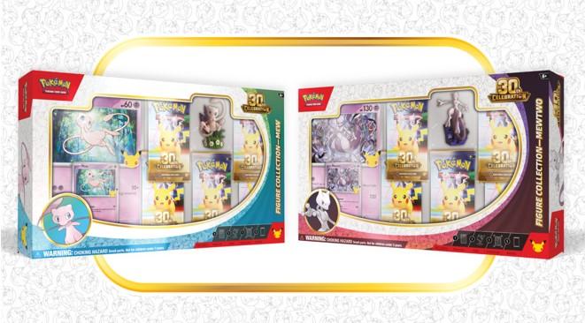 Mew and Mewtwo Figure Collections